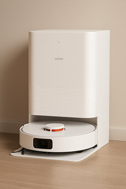 Xiaomi İstasyonlu Çift Döner Paspaslı 7000 Pa Akıllı ios-Android Wi-fi Kontro...