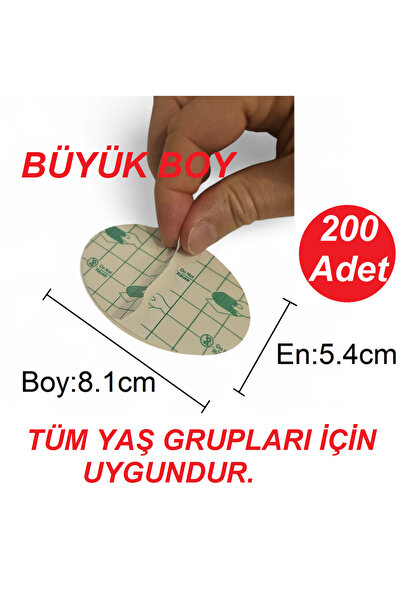 TEKNO İSTANBUL 200 Adet Su Geçirmez Yapışkanlı Kulak Koruyucu Tek Kullanımlık...