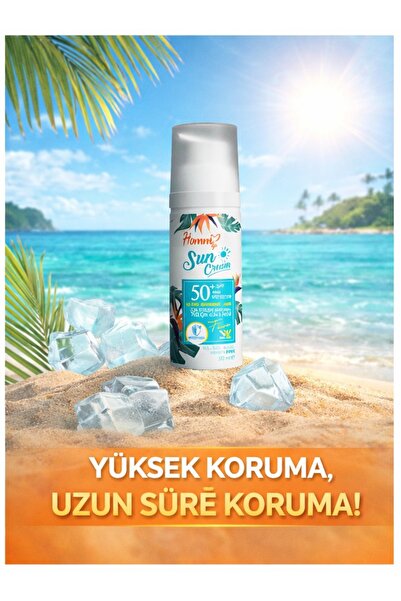 hommlife YÜZ İÇİN YÜKSEK KORUMALI GÜNEŞ KREMİ 50ML