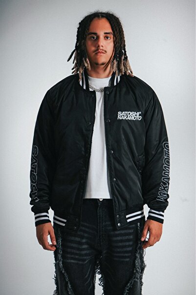 No Future Satoshi Nakamoto Erkek Kolej Ceket NF0532SY