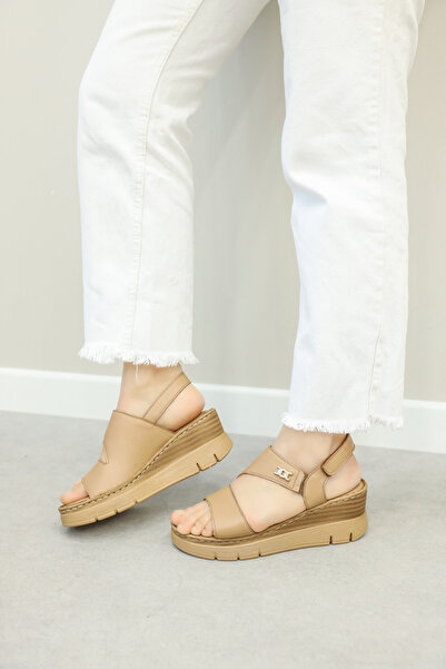 FAST STEP Genuine Leather Women's Classic Sandals 621Za1127