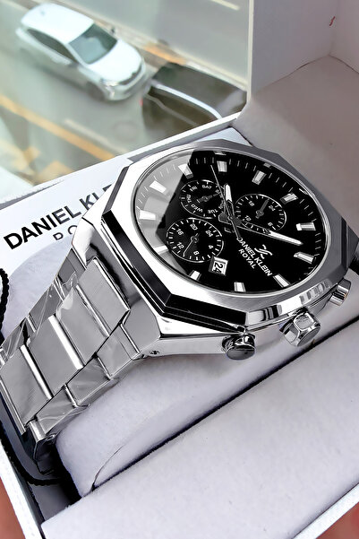 Daniel Klein Erkek Kol Saati 3 Atm Su Geçirmez Gümüş Renk Çelik Kordon Dke2054c4