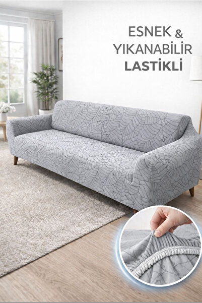 seltenet Husă pentru canapea Jacquard pentru 3 locuri, husă pentru canapea extensibilă (CONTENUT PRODUS 1BUC) husă pentru scaun