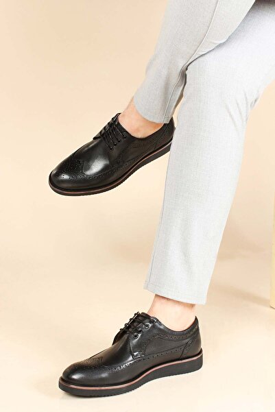 FAST STEP حذاء كلاسيكي للرجال من الجلد الطبيعي 095MA4051-1