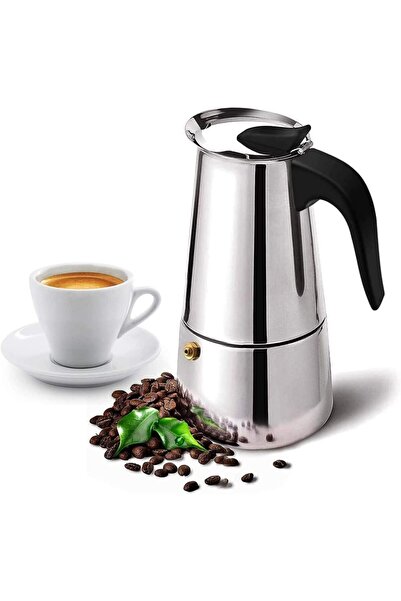 ALMUFARREJ ماكينة صنع قهوة الإسبريسو بسعة كوبين (موكا بوت)