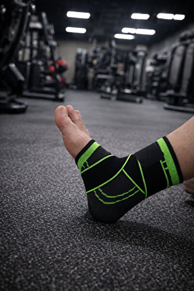 İMVULA Ayak Bileği Destek Pedi Bandajlı Koruyucu Set Spor Egzersiz 1 Adet