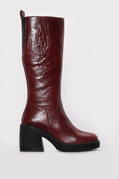 FAST STEP Genuine Leather and Fur Women's Classic Boots 217Yza660-03