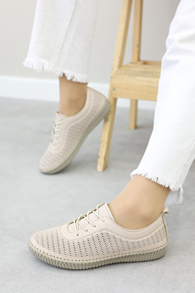 FAST STEP حذاء كاجوال نسائي من الجلد الطبيعي 164ZA5028