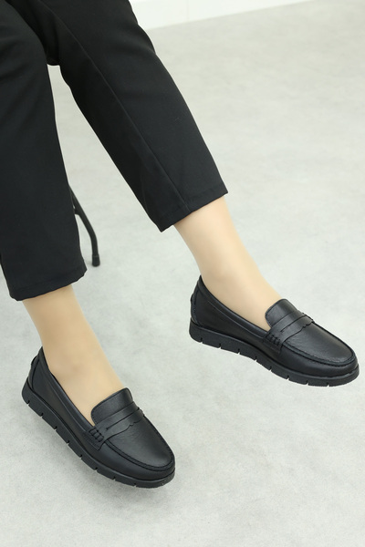 FAST STEP Γυναικεία παπούτσια casual από γνήσιο δέρμα 135ZA5604