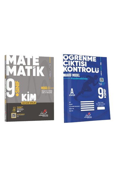 Kondisyon Yayınları 9.SINIF MATEMATİK KİM MODÜL 3 GEOMETRİK ŞEKİLLER EŞLİK VE BENZERLİK & MAARİF MODEL DENEME SINAVI