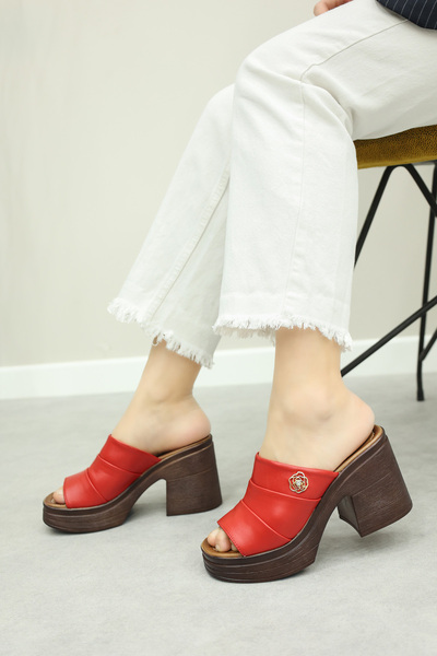 FAST STEP Sandale clasice pentru femei din piele naturală 124ZA5171