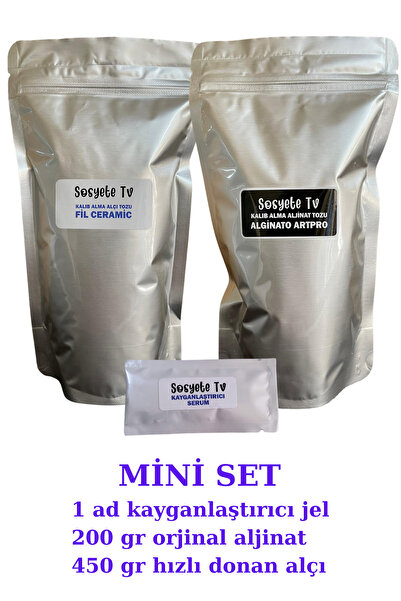 SUDOMASK El Ele 3d Heykel Kalıbı Alma Seti (BOYASIZ - KOVASIZ)