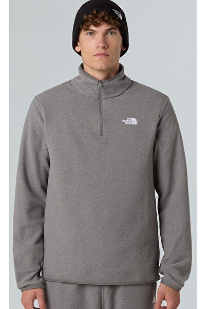 THE NORTH FACE M Glacier Fleece 1/4 Zip Jacket Women's Outdoor Parka Nf0A8D0Qcqi1 Gray