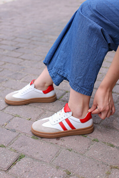 FAST STEP حذاء كاجوال نسائي من الجلد الطبيعي 934ZA128