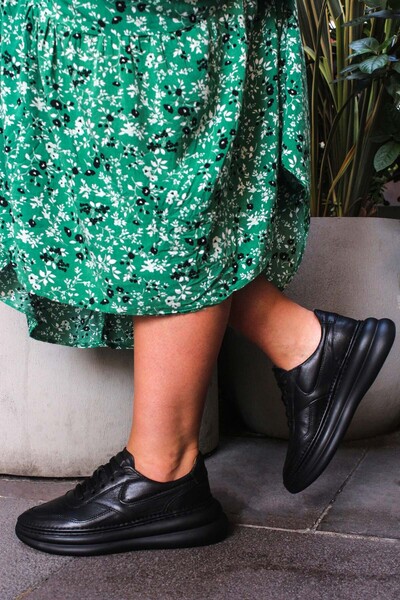 FAST STEP Γυναικεία παπούτσια casual από γνήσιο δέρμα 409ZA3051