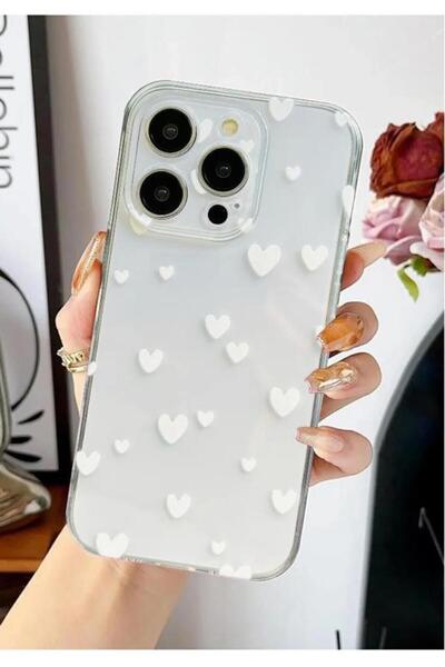 3GEN CASE İphone 15 Pro Max Kılıf Desenli Lüx Şeffaf Silikon Kılıf