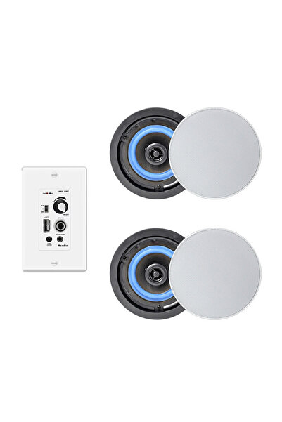 Choice مجموعة مكبرات صوت Herdio مقاس 4 بوصات، قابس أوروبي، مكبرات صوت سقفية ب...