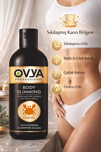 ovya Bölgesel Incelme & Bacak Bakımına Özel Soğuk Lipoliz Yengeç Jeli 500ml