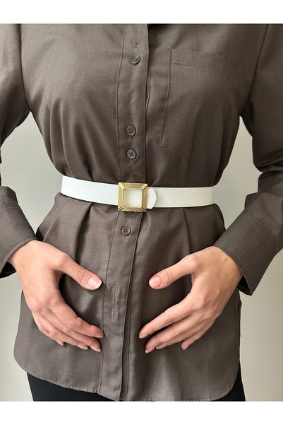 LİA KEMER منقوشة مربع الذهب مشبك المرأة حزام الخصر حزام معطف حزام اللباس حزام السراويل