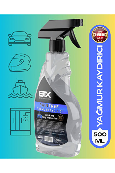 Betax Yağmur Kaydırıcı Sprey 500 ml (OTO AYNA KASK ARABA CAMI SU İTİCİ)