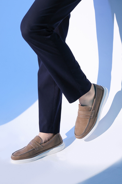 FAST STEP Hakiki Deri Erkek Casual Ayakkabı 722MA468