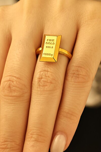 Fay Yamaner Altın Külçe Yüzük