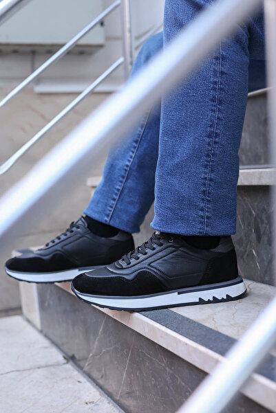 FAST STEP Чоловічі спортивні кросівки з натуральної шкіри 855MA3064