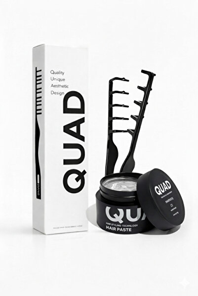 QUAD Q2S Shiny Look Pasta + Mucizevi Tarak – Parlak Görünüm, Doğal Hacim ve Güçlü Tutucu Etki