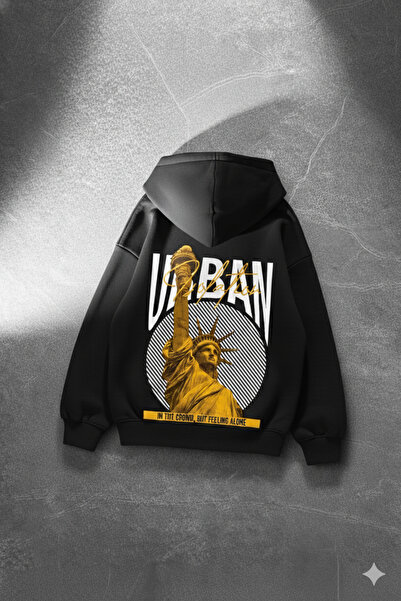 FUWEAR Χοντρό φούτερ Urban Isolation Design με 3 κλωστές και ριμπ ραφή