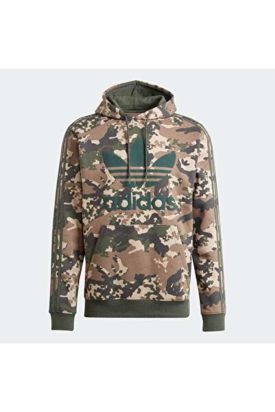adidas Erkek Orginals Kamuflaj Sweatshırts CAMO AOP HOODIE IP0284