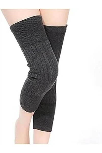 Generic دعامات ركبة من الكشمير للرجال والنساء، دعامات شتوية لتدفئة الساق وركو...