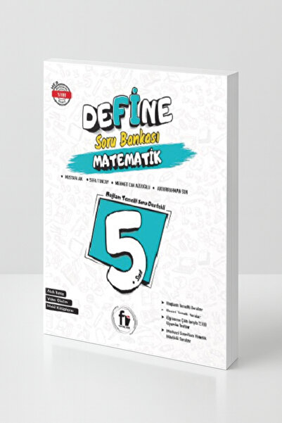 Fi Yayınları DEFİNE 5.SINIF MATEMATİK SORU BANKASI (GÜNCEL)