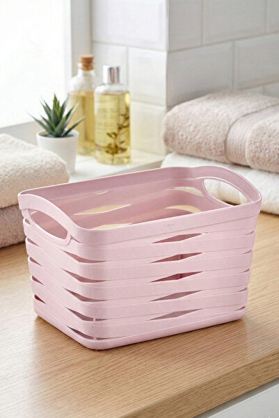 Melkan Home Kurdele Desenli 6,6 Litre Çok Amaçlı Sepet – BPA’sız, Dayanıklı, ...