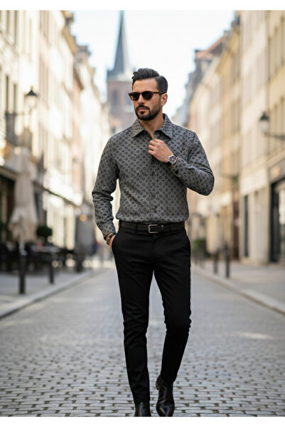 YusGos Men's Regular Fit Cotton Winter Lumberjack Shirt