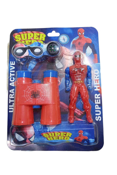super hero FESTA SUPER HEROİS DÜRBÜNLÜ KARAKTER SET SPİDERMAN