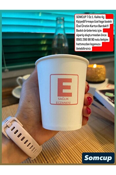 som Cup 7 Oz (50X5 250 ADET) Kişiye&firmaya Özel 1. Kalite Sızdırmaz Özel Üre...