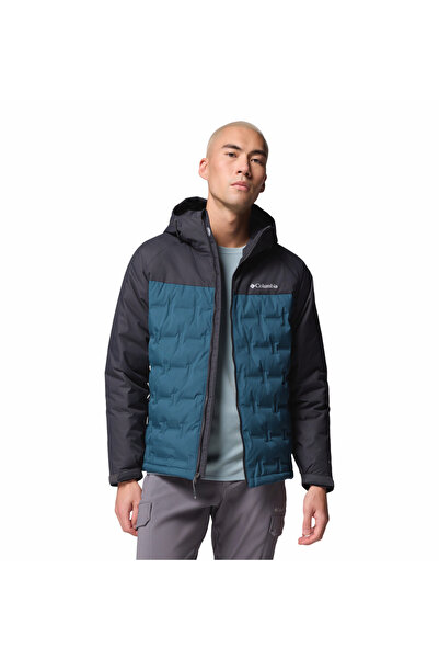 Columbia Men's Outdoor Goose down Coat Wm7857 Grand Trek Iii down Hooded Jack...