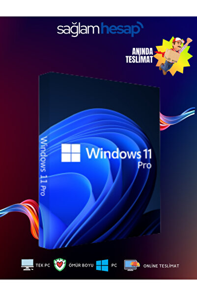 MICROSOFT Windows 11 Pro RETAIL – Online Aktivasyon - Ömür boyu Lisans