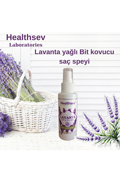 Healthsev Lavanta yağlı Bit kovucu Saç Bakım Spreyi 100 ml