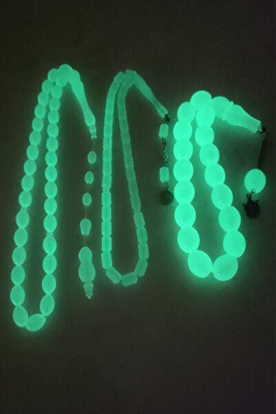 ŞAHBEY TESBİH KEDİ GÖZÜ FOSFORLU TESBİH / ÜÇÜ BİR ARADA