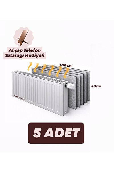 Ankaflex 5 Adet Petek Arkası Isı Yalıtım Levhası Alüminyum Folyo 5 Radyatör Arkalığı