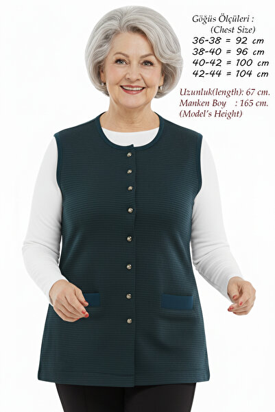 Laden Малък размер дамски двуцветен стоманен плетен раиран къс кардиган без т...