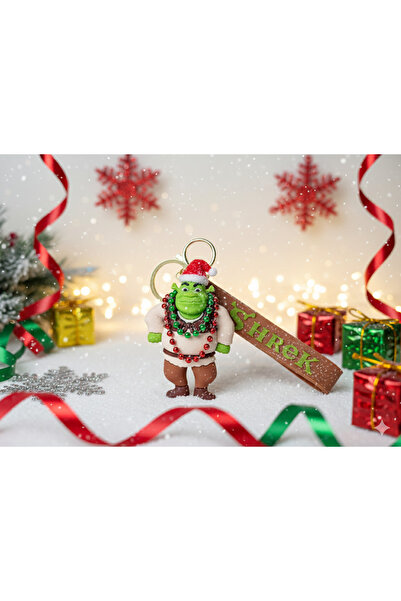 Tajemny Shrek Temalı 3d Eğlenceli Büyük Silikon Anahtarlık Ve Canta Aksesuar ...