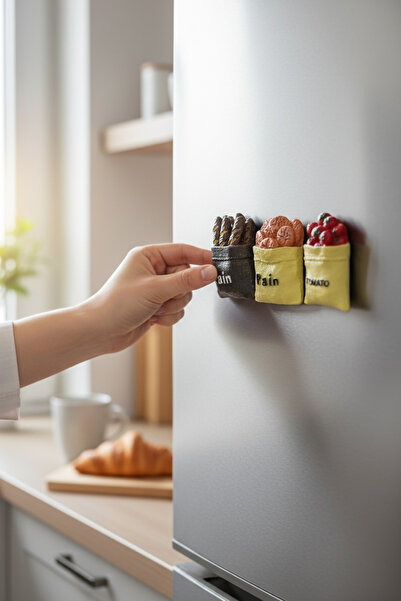 EVASAN ÇUVALLI SEBZE BUZDOLABI MAGNET 3 LÜ SET