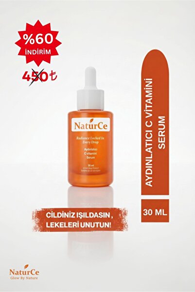 Naturce Aydınlatıcı C Vitamini & Ferulik Asit Serumu - Antioksidan Etkili