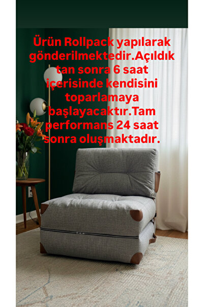 PUFYMAX Comfy Yeni nesil bohem tekli koltuk,yataklı katlanır berjer,yer yatağı, modüler yapı 80X80 |85cm