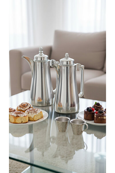 Generic Luxury Royal Design 1 Liter Tea and Coffee Thermos Set