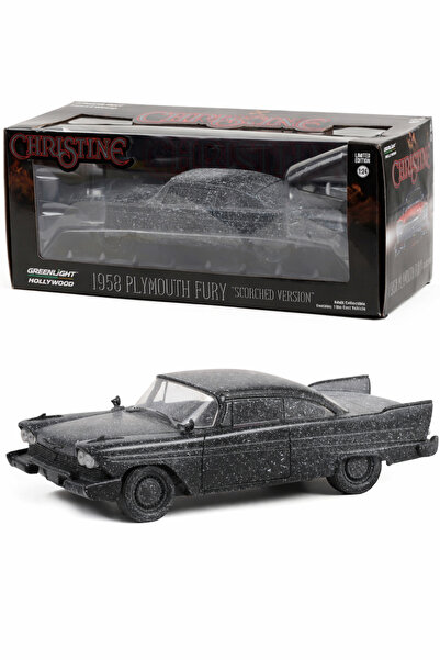 Greenlight Hollywood Christine 1958 Plymouth Fury Scorched 1:24 Diecast Model...