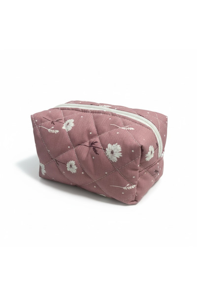 Bestway ve Diğeri Floral Pattern Travel Cosmetic Makeup Bag