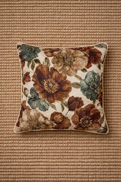 Alacastore Digital Printing Floral Pattern Throw Pillow Cover Decorative Mode...